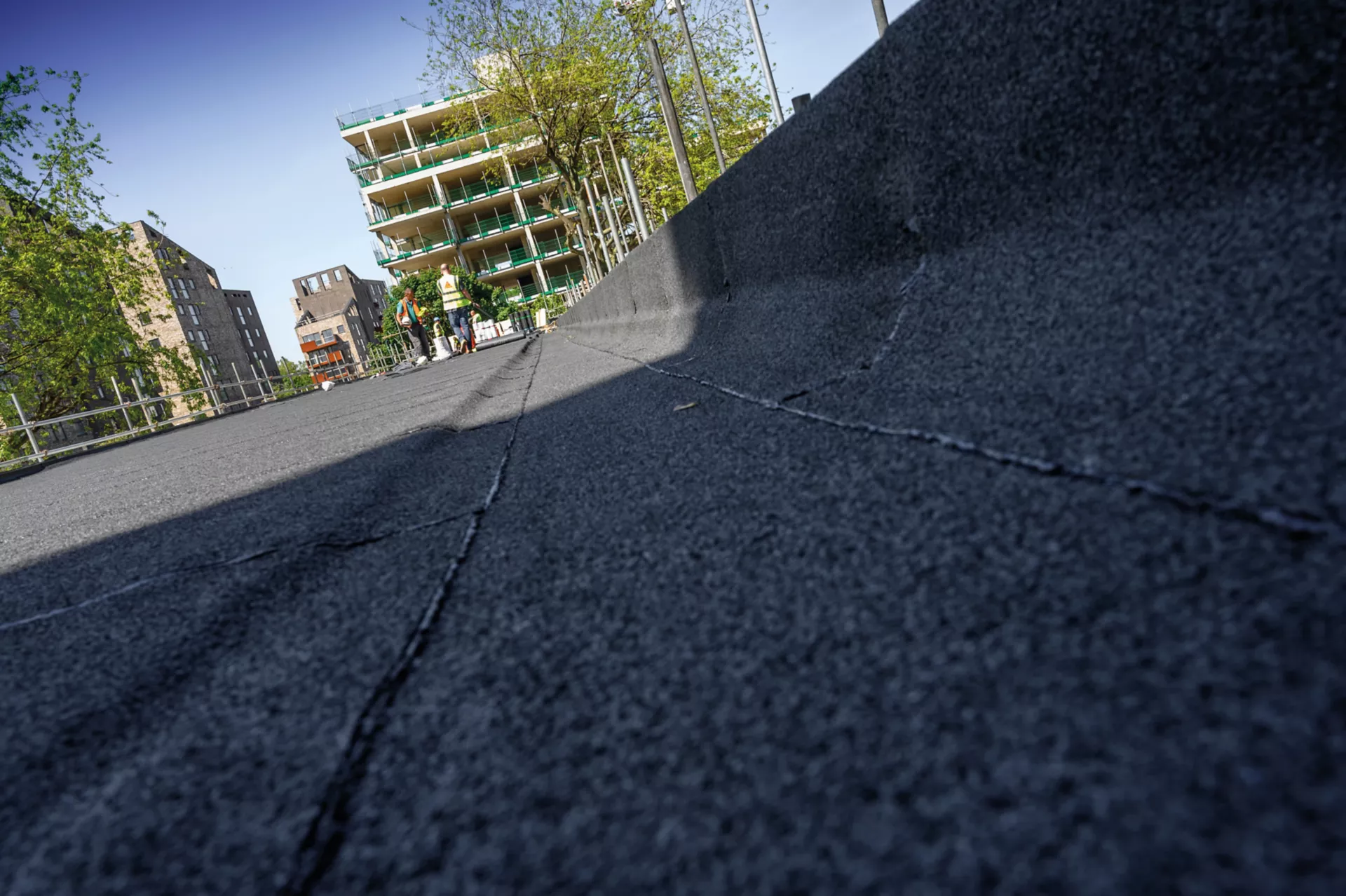 Foto: inspectie van platte daken